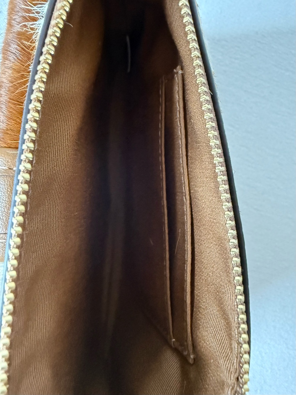 NWT Coach Ashton Haircalf Cow Print Wristlet Clutch Wallet Rare CDY07 Tan Brown - Picture 9 of 16